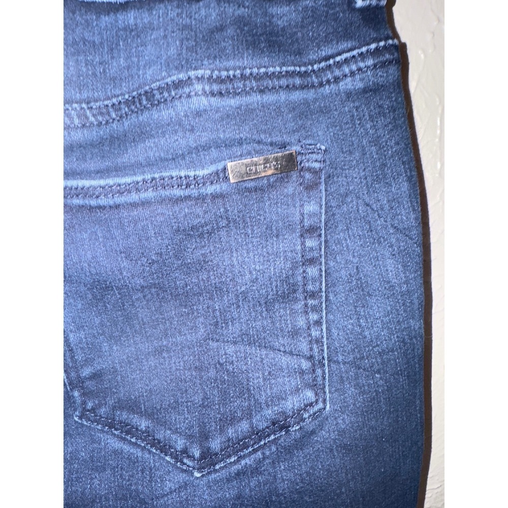 Chico's So Slimming Women's Dark Wash Denim Jeans Straight Leg‎ Size 1 (8) Reg - Picture 3 of 5